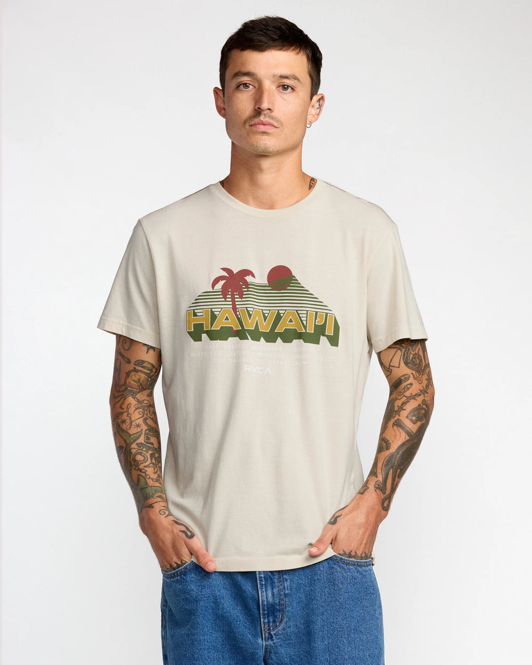 RVCA TIMELESS TEE - CERAMIC (CER)