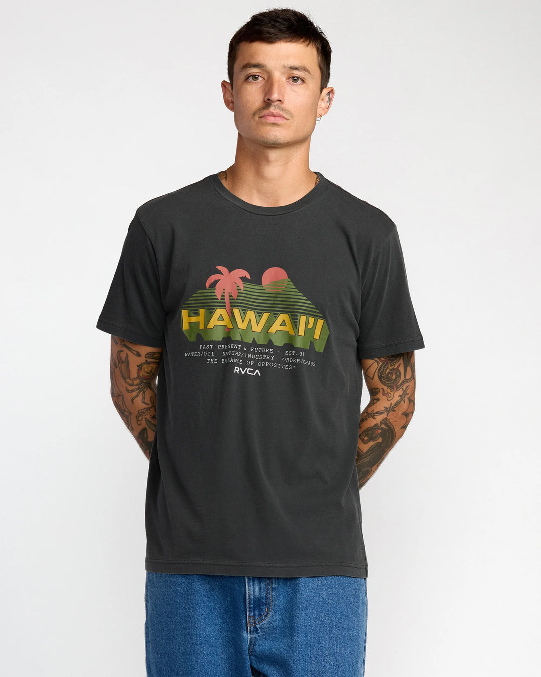 RVCA TIMELESS TEE - PIRATE BLACK (PTK)