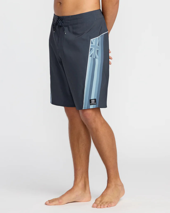 BILLABONG STRADDIE PRO HI BOARDSHORT - HARBOR BLUE (HRB)