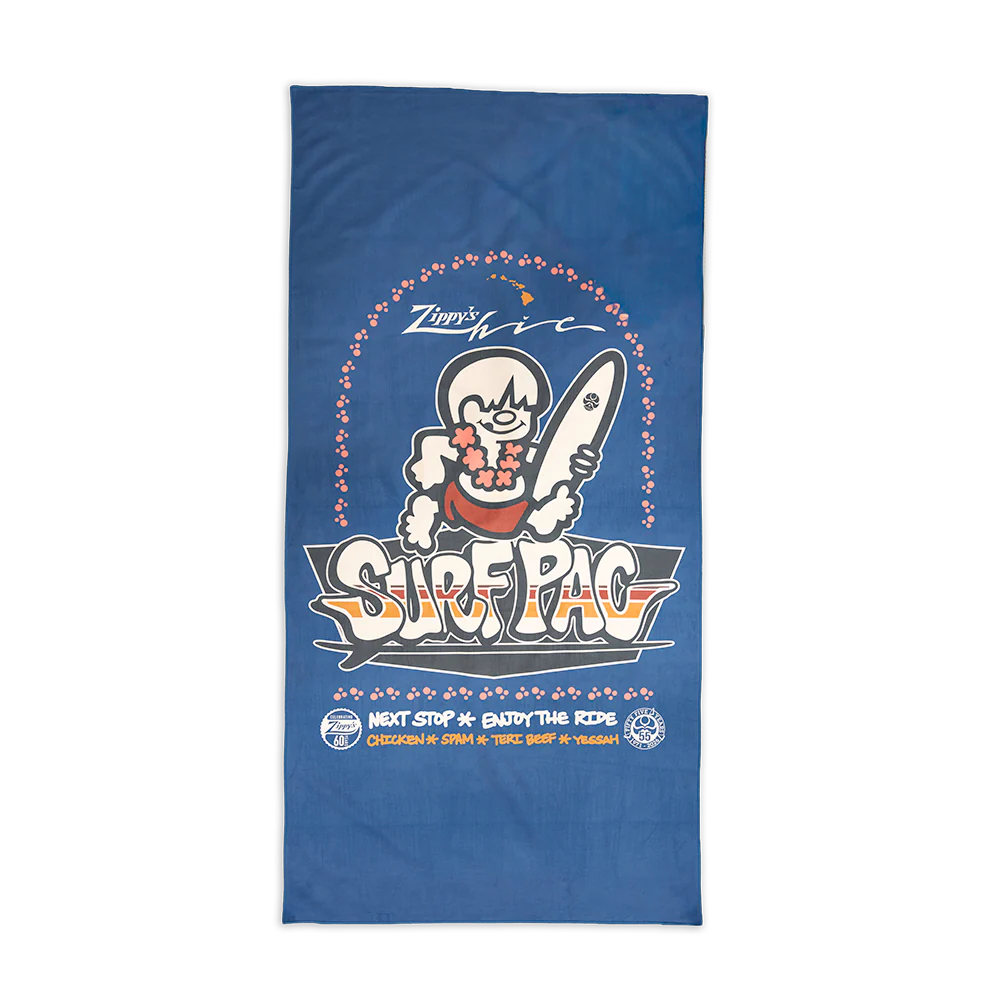 ミュージシャン Mr.Children Versus Tour Towel HIC X ZIPPY'S MOKI MAN TOWEL - NAVY – Hawaiian Island Creations