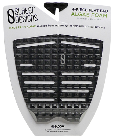 SLATER DESIGNS 4 PIECE FLAT TRACTION PAD - BLACK/GRAY