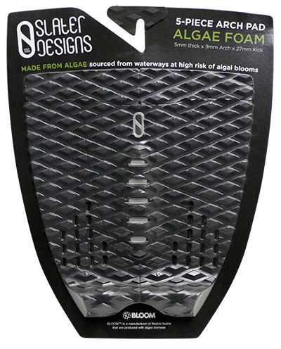 SLATER DESIGNS 5 PIECE ARCH TRACTION PAD - BLACK/GRAY