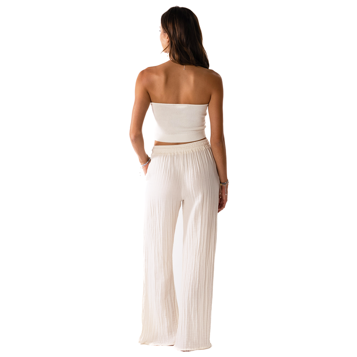 LOTUS AND LUNA X HIC CABANA PANT - CREAM