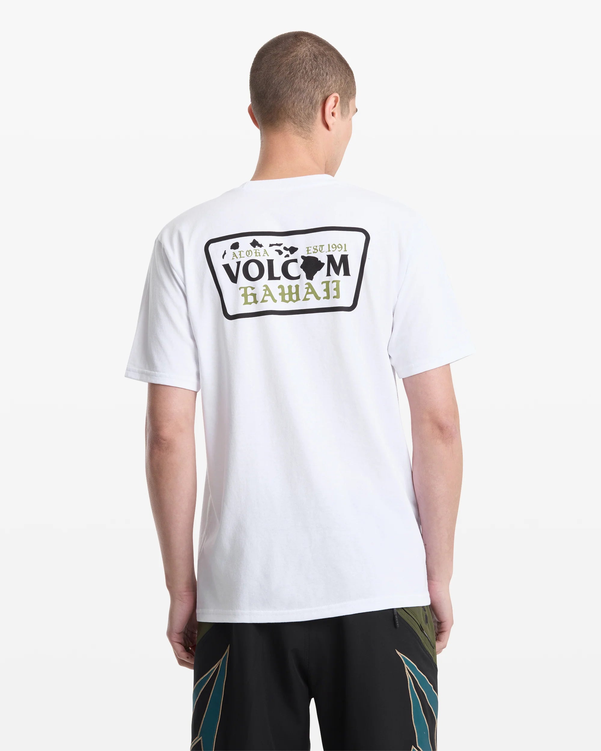 VOLCOM DISPATCH TEE - WHITE – Hawaiian Island Creations
