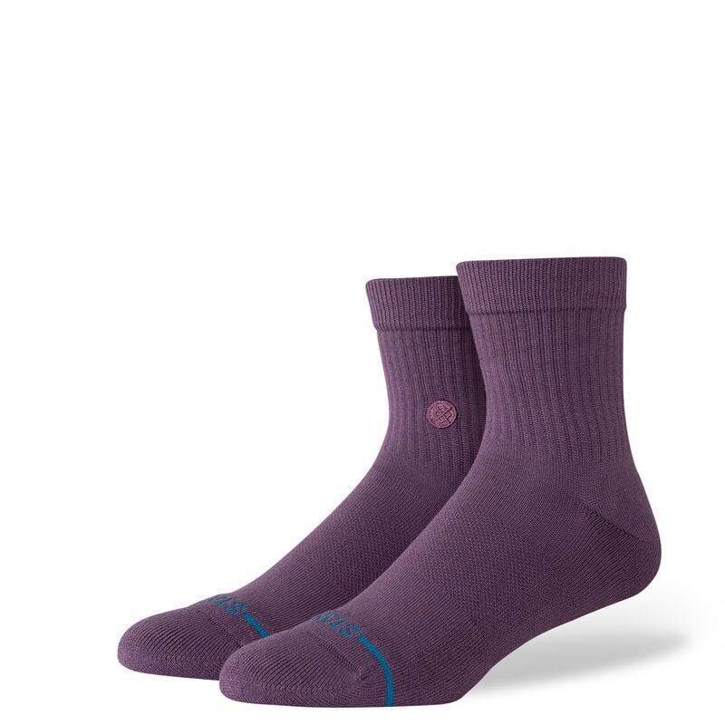 STANCE ICON QUARTER SOCK - GRAPE