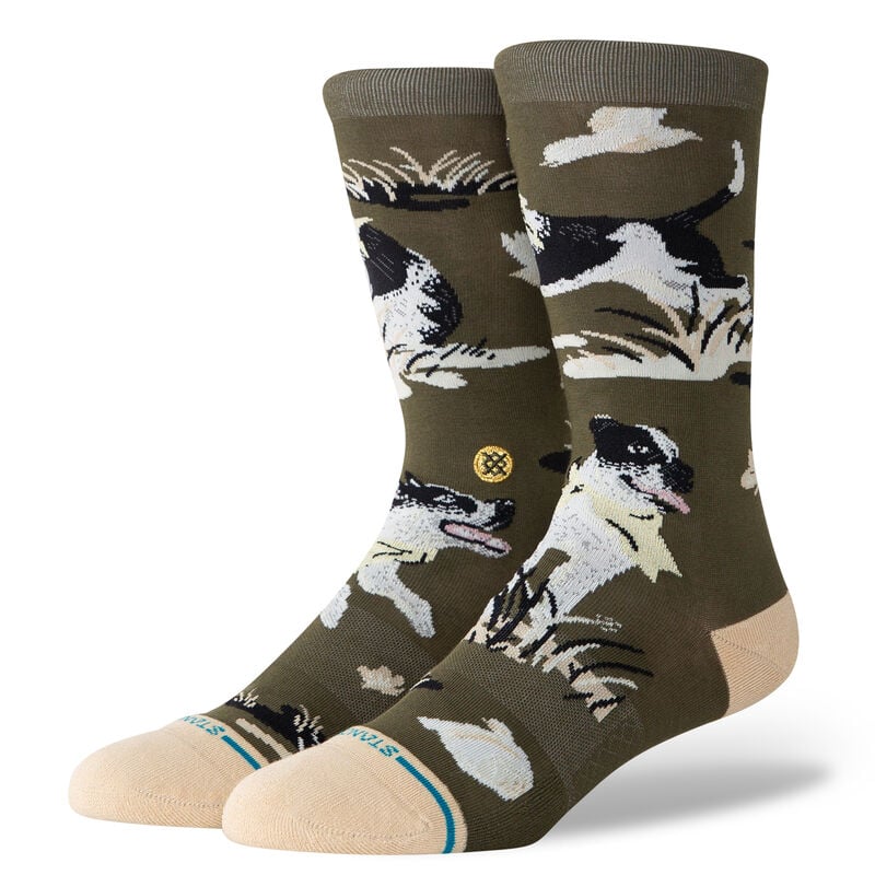 STANCE ISHOD CREW SOCK - DARK GREEN