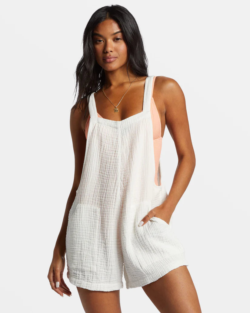BILLABONG BEACH CRUSH OVERALL - WHITE – Hawaiian Island