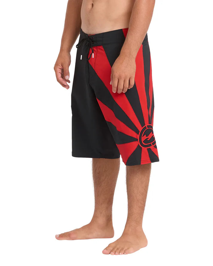 Billabong ビラボン　Rising Sun BILLABONG A.I. RISING SUN PRO BOARDSHORT - BLACK/RED (BLR