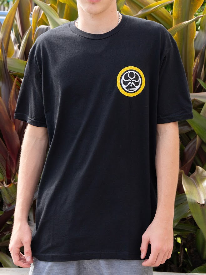 HIC CHECKERED PAST TEE - BLACK