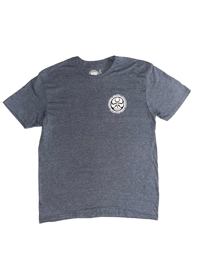 HIC CORPO DOT BIG BRADDAH TEE - HEATHER NAVY