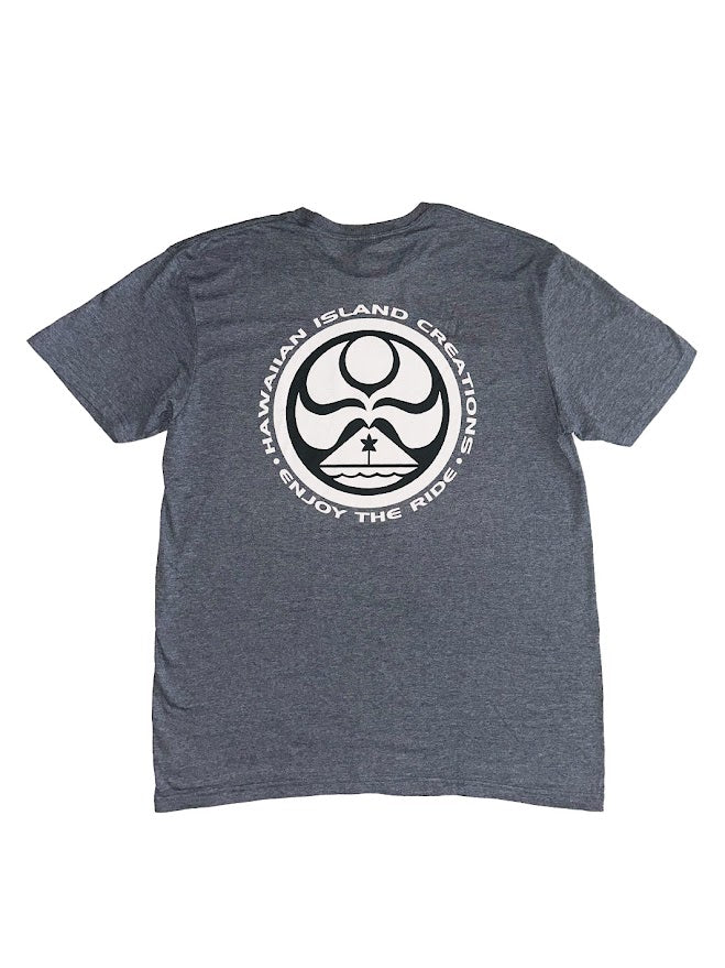 HIC CORPO DOT BIG BRADDAH TEE - HEATHER NAVY