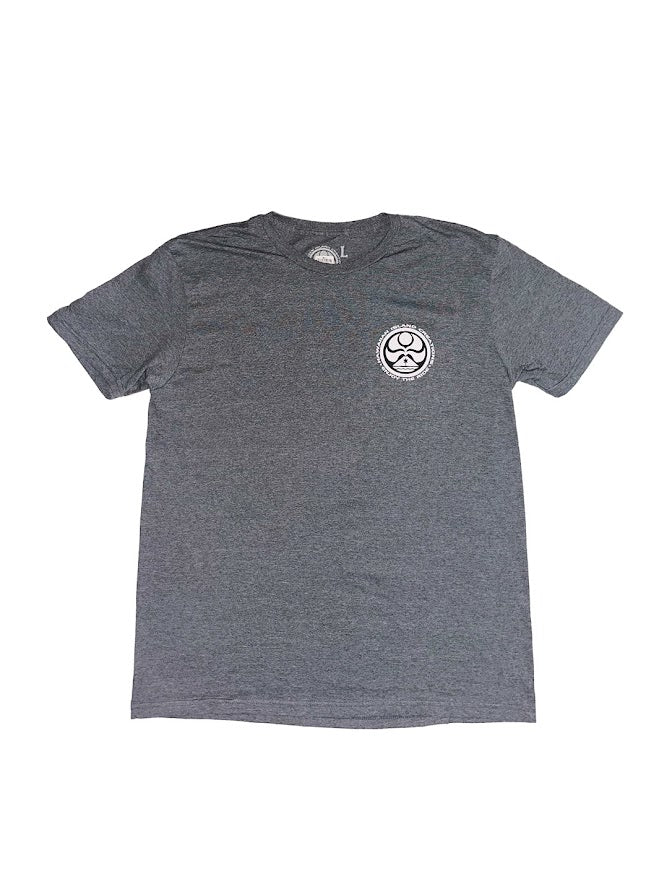 HIC CORPO DOT BIG BRADDAH TEE - HEATHER CHARCOAL
