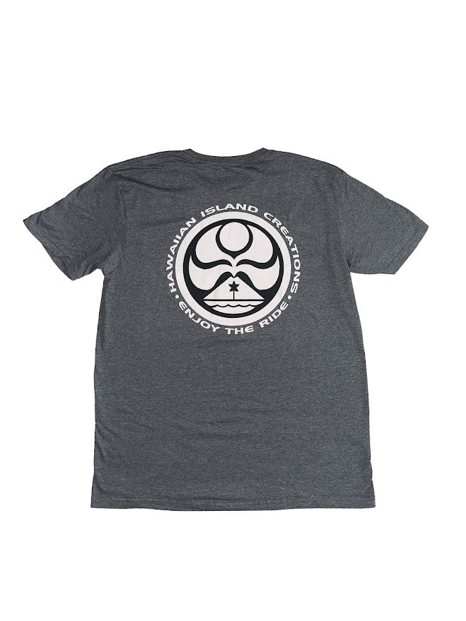 HIC CORPO DOT BIG BRADDAH TEE - HEATHER CHARCOAL