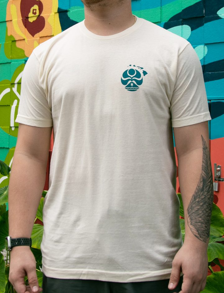 HIC ROOSTER BIG BRADDAH TEE - NATURAL