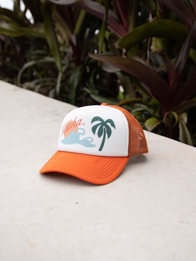 HURLEY PACIFIC WOMENS TRUCKER ORANGE