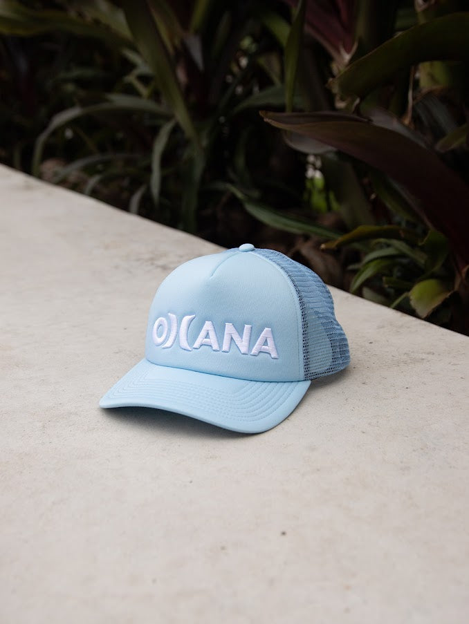 HURLEY OHANA WOMENS TRUCKER BLUE