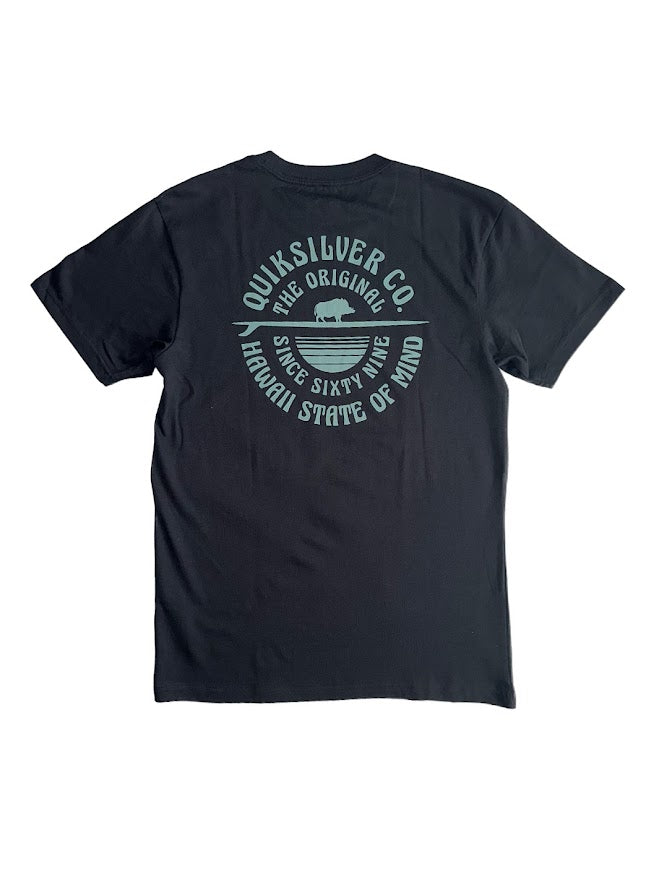 QUIKSILVER HI BOARDWALK TEE - BLACK – Hawaiian Island Creations