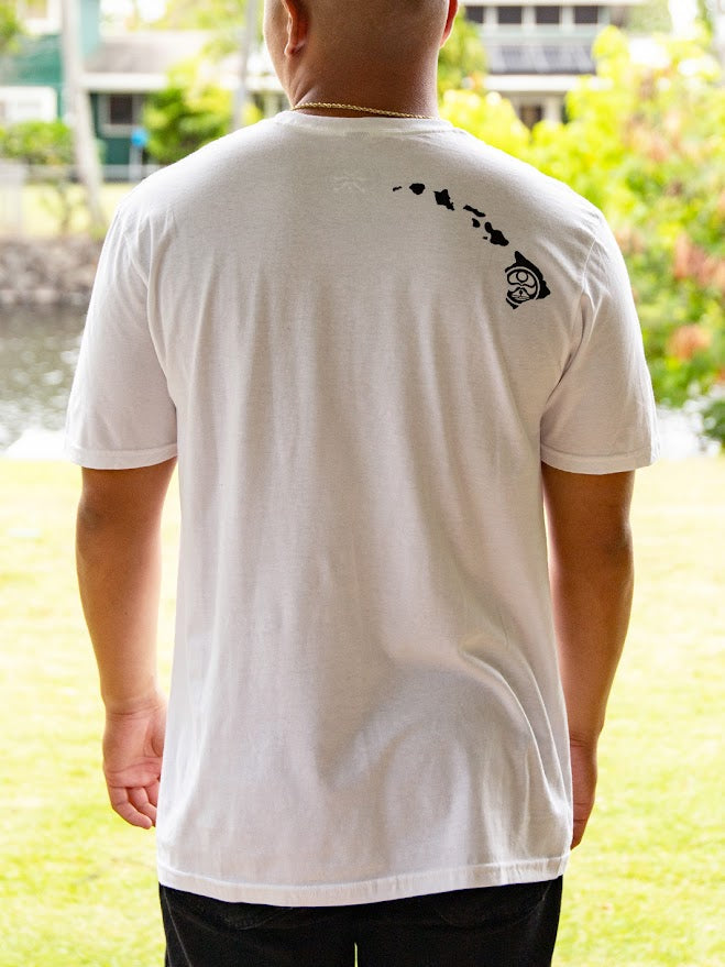 HIC ALOHA FLAG TEE - WHITE