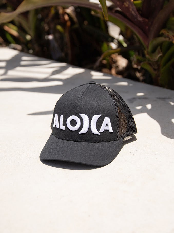HURLEY ALOHA CURVE TRUCKER - BLACK