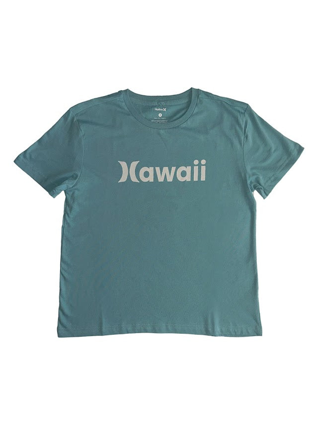 HURLEY HAWAII CLASSIC WOMENS TEE - REEF WATERS