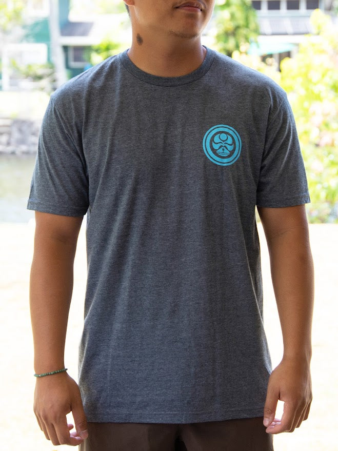 HIC SUNRISE TEE - HEATHER CHARCOAL