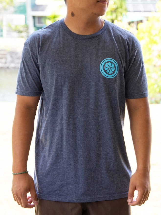 HIC SUNRISE TEE - HEATHER NAVY