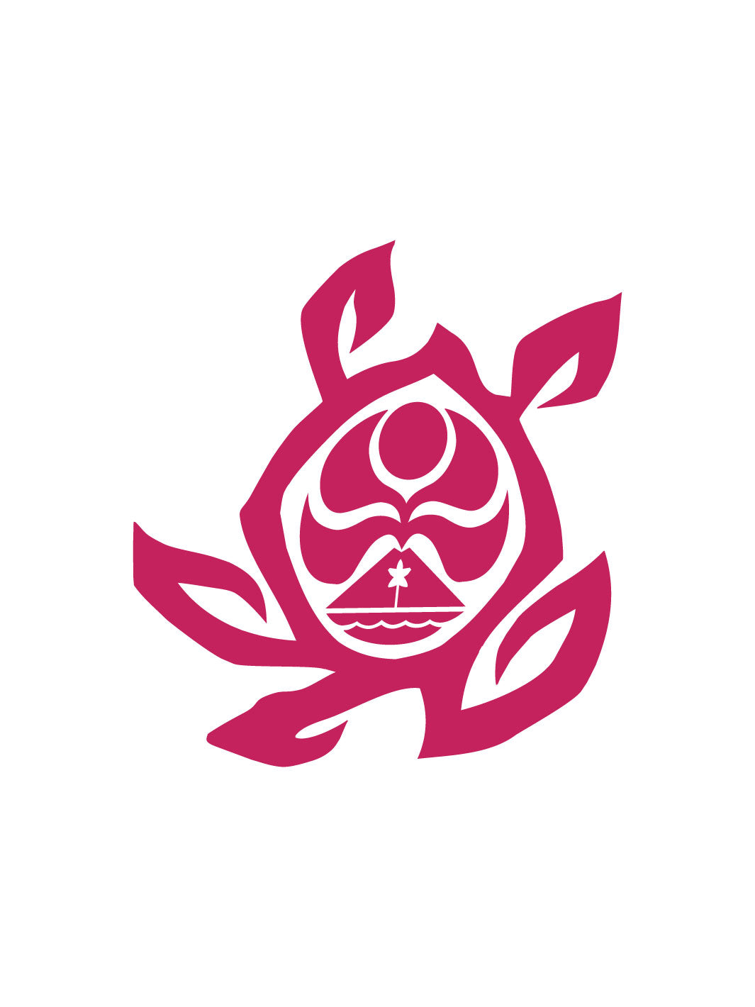 HIC HONU DIE CUT VINYL STICKER - PINK