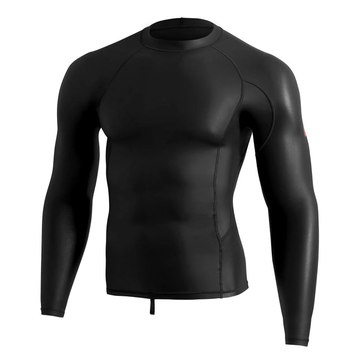 FLORENCE MARINE X WINDSHIELD LONG SLEEVE RASHGUARD - BLACK