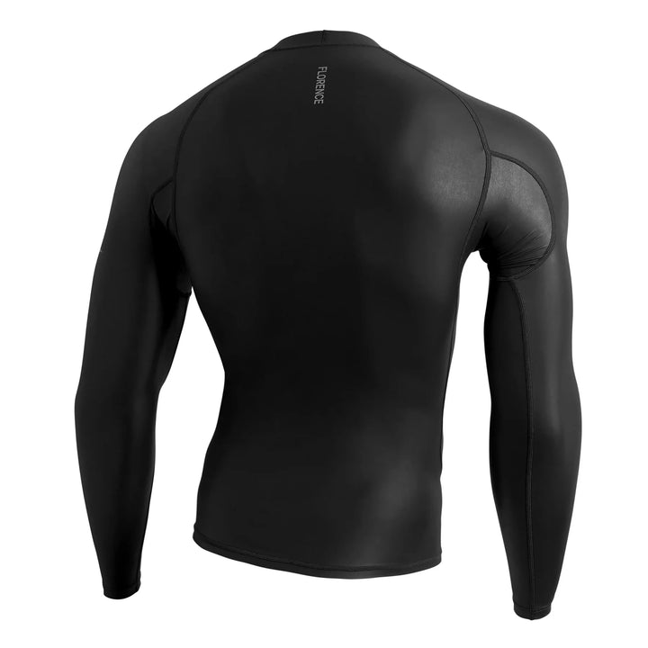 FLORENCE MARINE X WINDSHIELD LONG SLEEVE RASHGUARD - BLACK