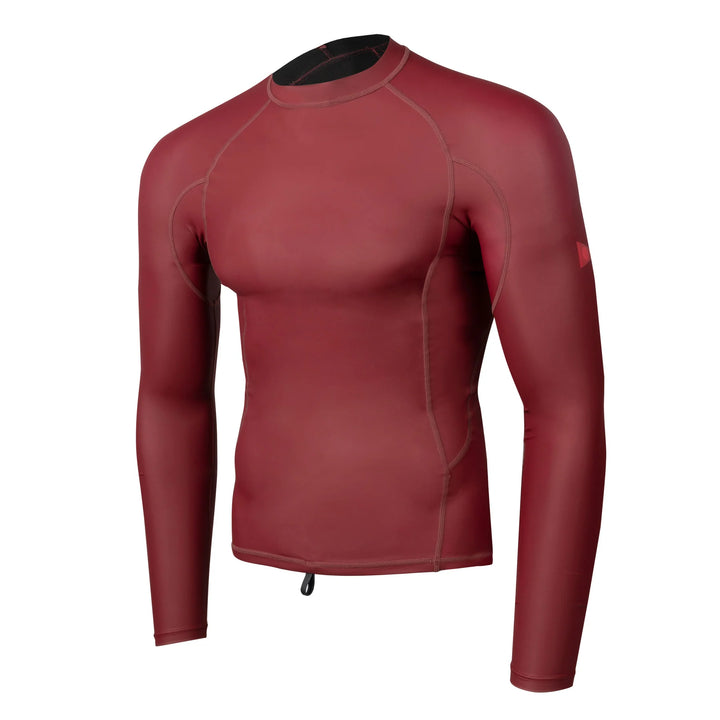 FLORENCE MARINE X WINDSHIELD LONG SLEEVE RASHGUARD - MAROON
