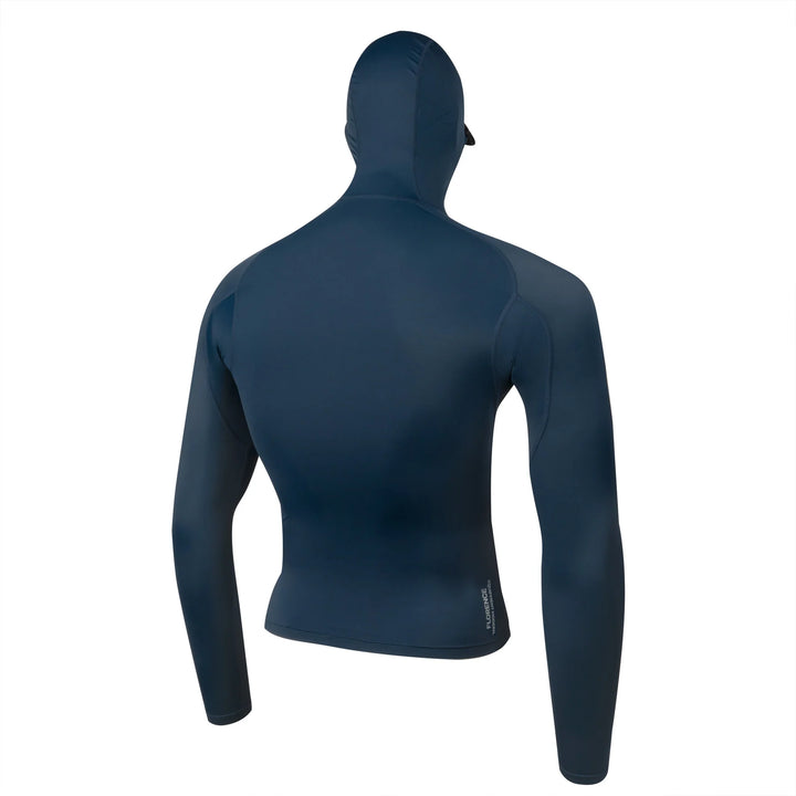 FLORENCE MARINE X LONG SLEEVE HOODED RASHGUARD - DARK NAVY