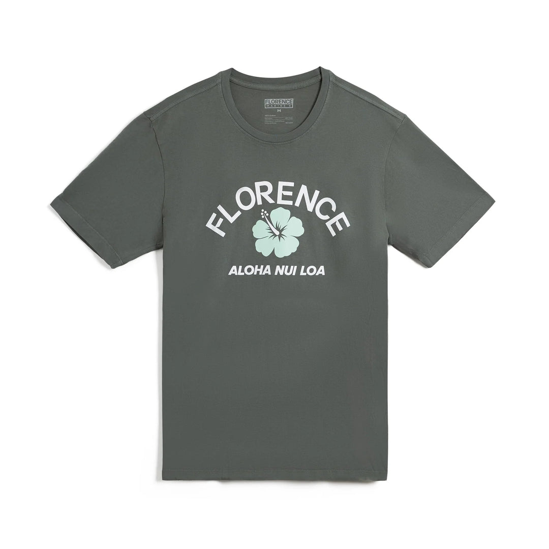 FLORENCE MARINE X HIBISCUS TEE - GREEN