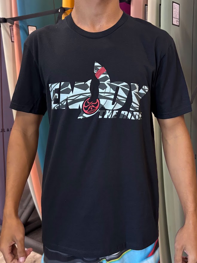 HIC ENJOY TRIBAL TEE - BLACK