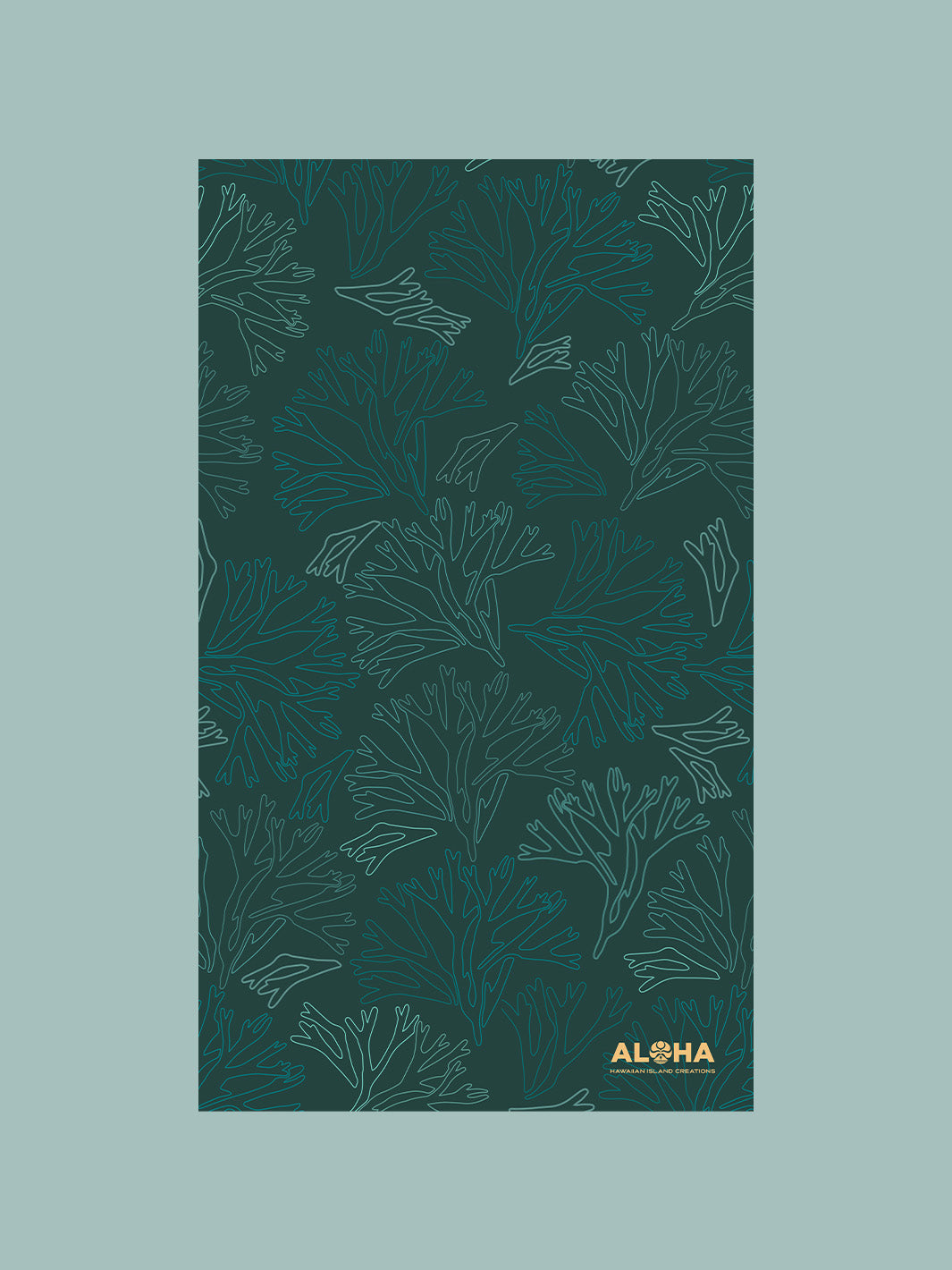 HIC LIMU CAMO TOWEL - BLUE