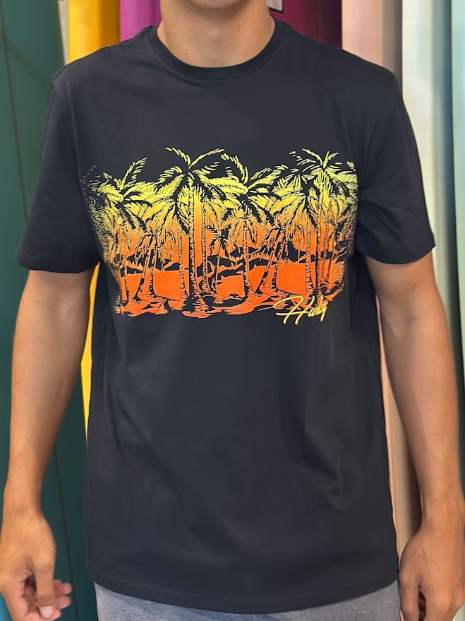 HURLEY LAGOON TEE - BLACK