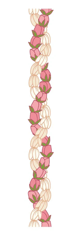 LOKELANI PIKAKE LEI BAMBOO STICKER