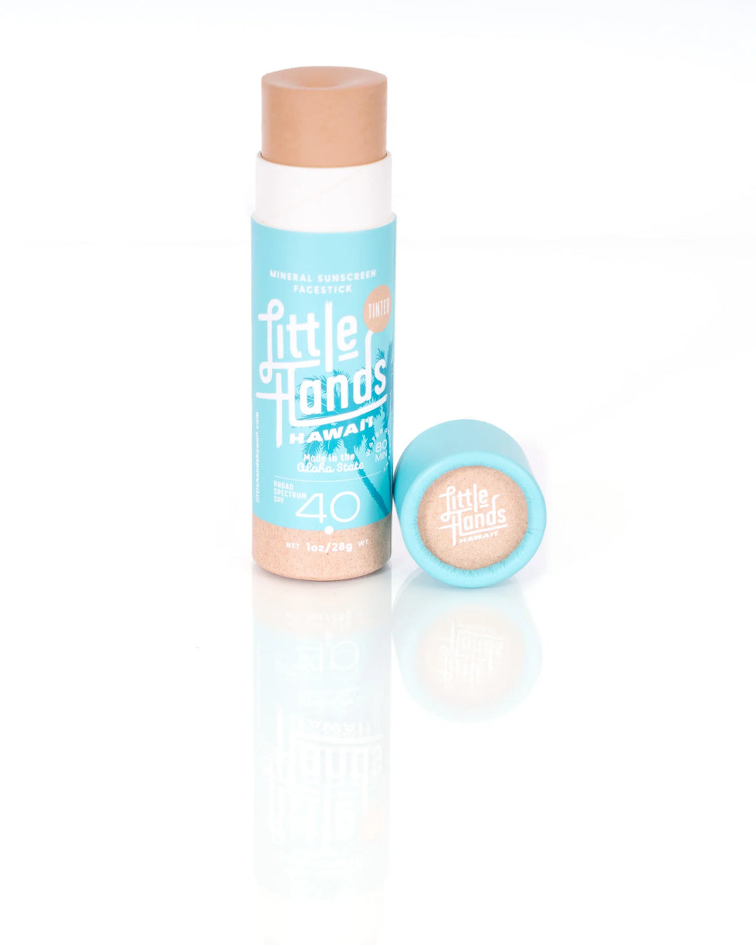 LITTLE HANDS HAWAII TINTED 1 OZ SUNSCREEN FACE STICK SPF 40+ - MEDIUM NEUTRAL