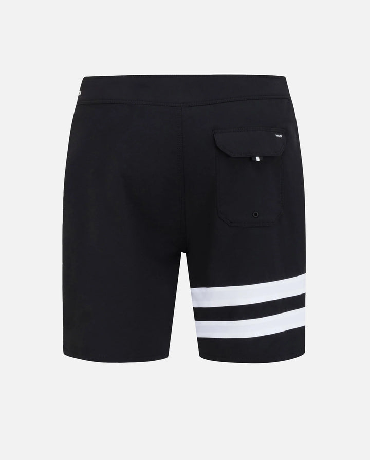 HURLEY PHANTOM-ECO BLOCK PARTY 18" BOARDSHORT - BLACK