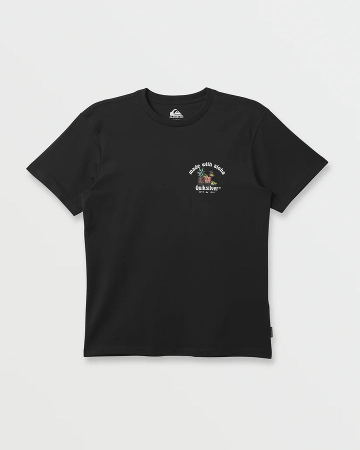 QUIKSILVER HAWAIII MAI TAI TEE - BLACK