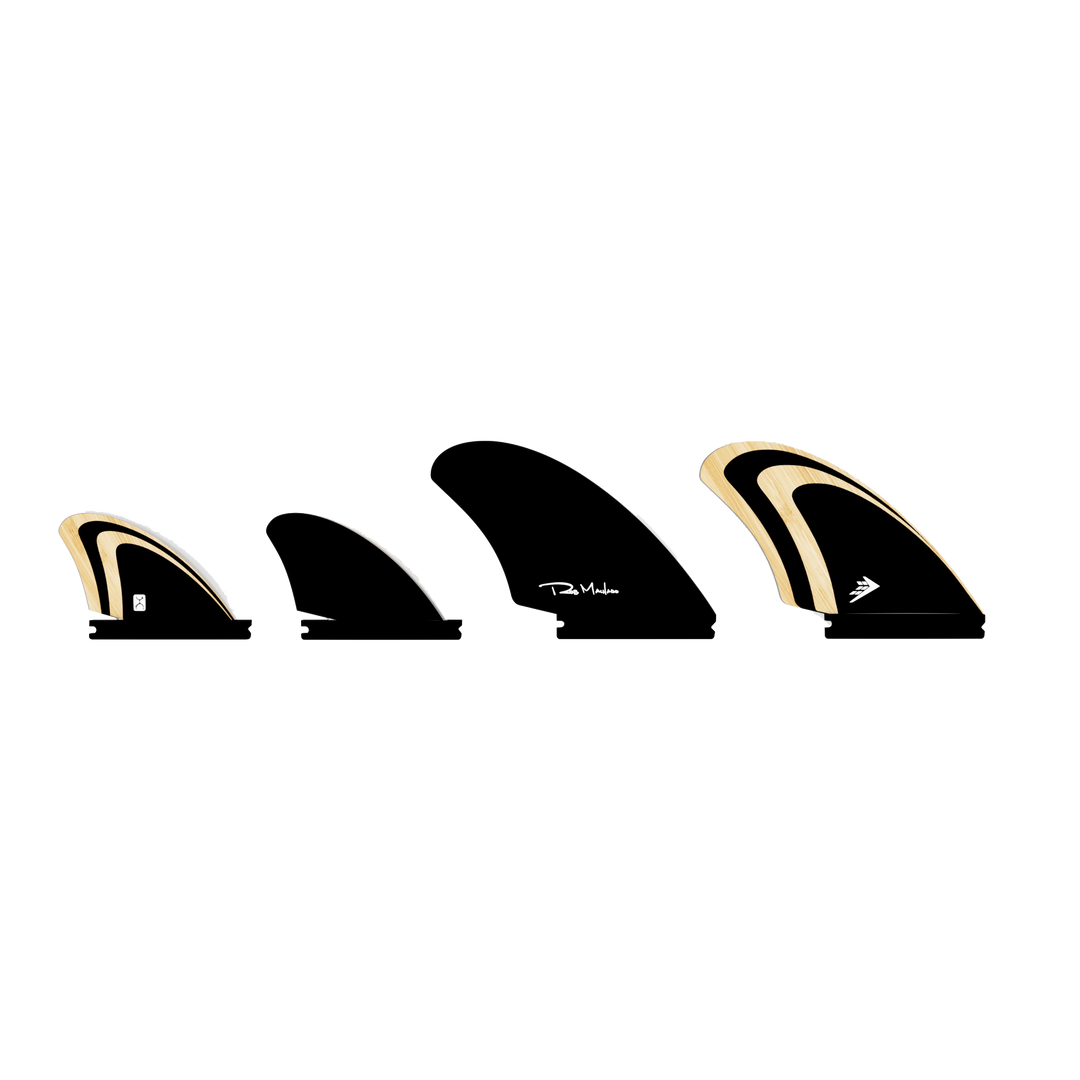 MACHADO SEASIDE QUAD FIN SINGLE TAB - BLACK
