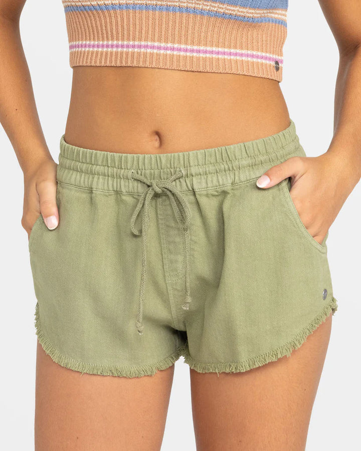 ROXY SCENIC ROUTE WOMENS SHORT - GREEN (GLD0)