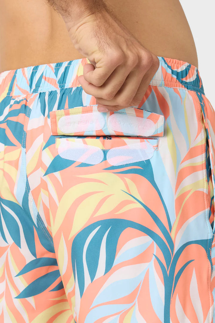 O'NEILL HERMOSA LIGHT 15" LINED VOLLEY SHORT - CORAL