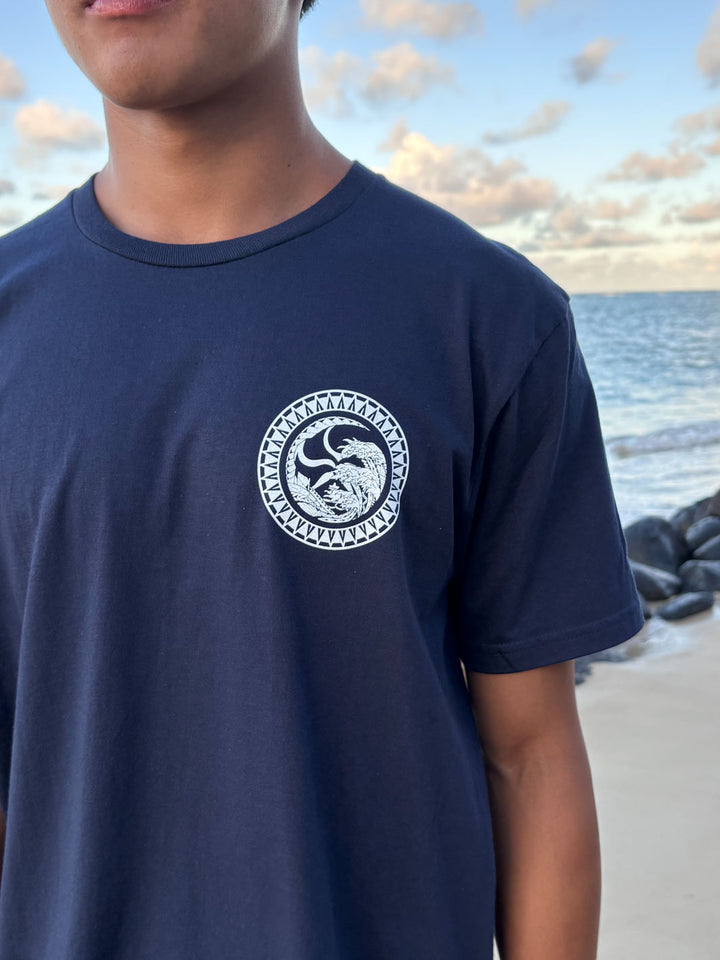 HIC MANJI DOT TEE - NAVY