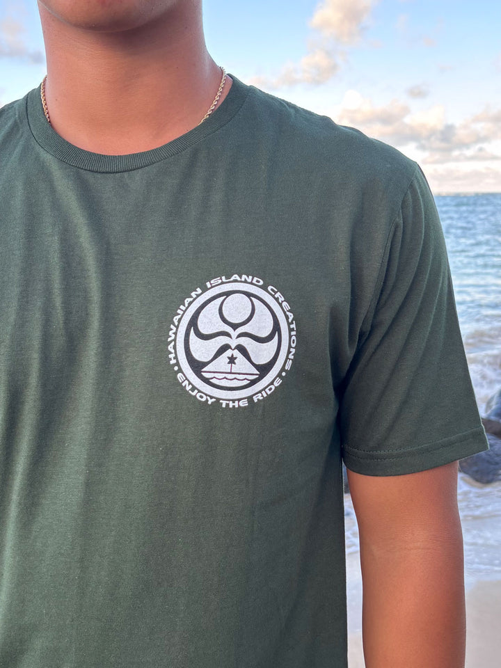 HIC CORPO DOT TEE - FOREST GREEN