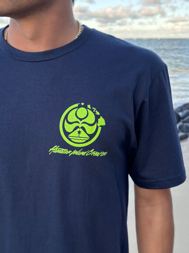 HIC NA PALI DOT TEE - NAVY
