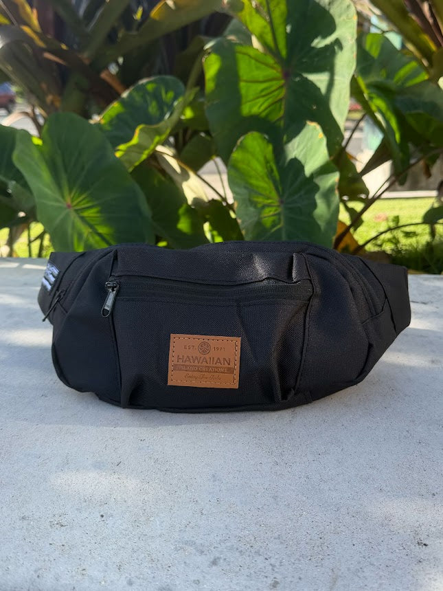 HIC 2026 HIC LARGE WAIST PACK - BLACK – Hawaiian Island Creations