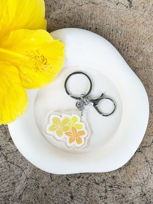 マカロンナ　❀フラワーオブライフキーホルダー❀ HIC KEYCHAIN - PUAKENIKENI TRIO – Hawaiian Island Creations