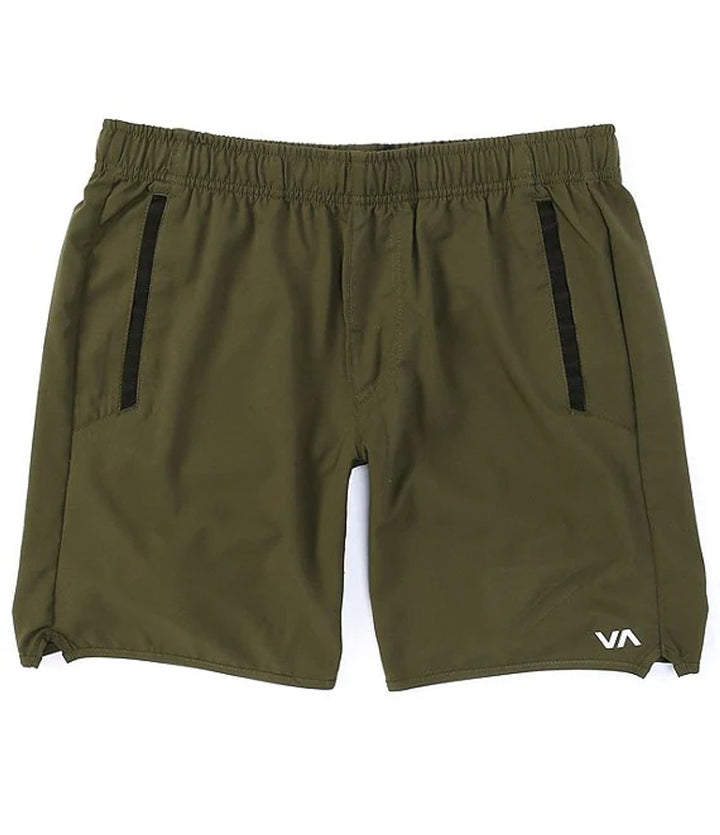 RVCA YOGGER STRETCH 17" SHORT - OLIVE