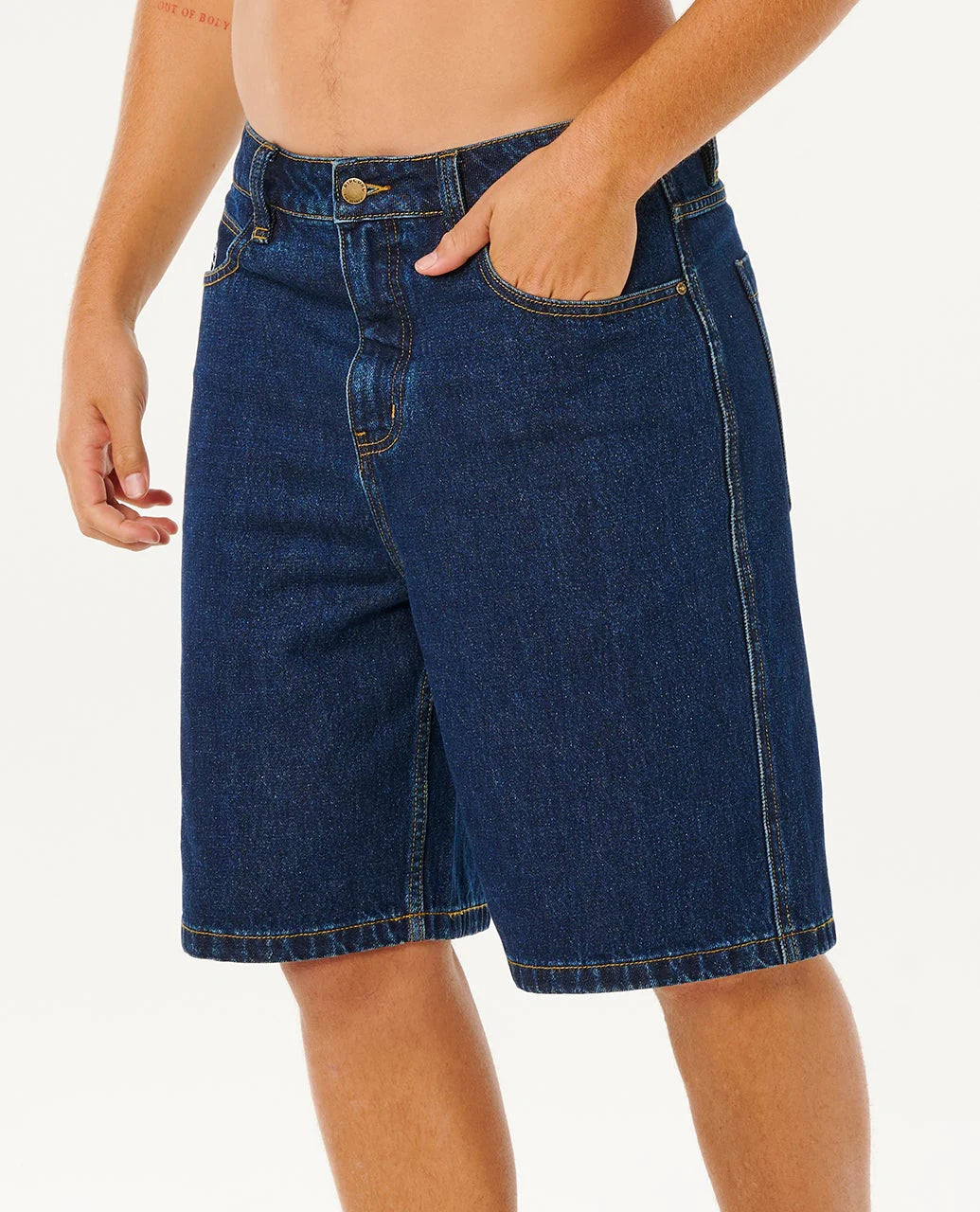 RIP CURL NU DOSE 22" DENIM WALKSHORT - TRUE INDIGO