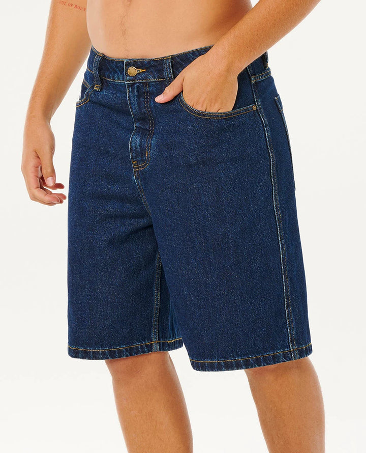 RIP CURL NU DOSE 22" DENIM WALKSHORT - TRUE INDIGO